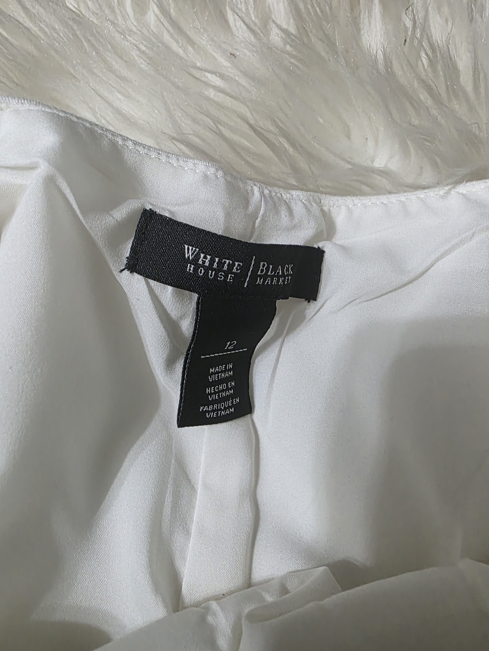 White House Black Market White Panel Seam Pencil Skirt View 3